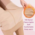 Warm Winter Fleece Lined Tights for Women