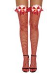 RSLOVE Women's Sexy Santa Thigh High Stockings