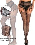 Sexy Thigh High Fishnet Stockings with Garter Belt