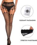 Sexy Thigh High Fishnet Stockings with Garter Belt