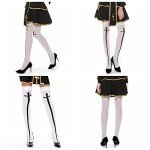 Gothic Thigh High Socks - 2 Pairs with Design