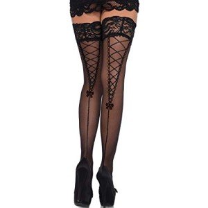 Leg Avenue Women's Black Hosiery - One Size