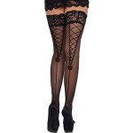 Leg Avenue Women's Black Hosiery - One Size