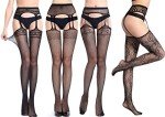 Fishnet Lace Thigh High Stockings for Women