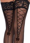 Leg Avenue Women's Black Hosiery - One Size