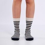Colorful Cotton Crew Socks for Women - 3 Pairs