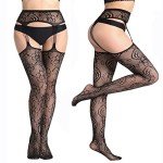 Fishnet Lace Thigh High Stockings for Women