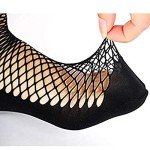 K BKVAVA Women's Lace Fishnet Ankle Socks, 3-Pack