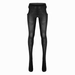 LiiYii Women's Black Cutout Tights and Leggings