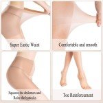 High Waist Sheer Pantyhose Pack for Women