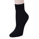 Fitu Women's 10 Pairs Opaque Ankle Socks