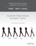 Glasgow Plaid Sweater Tights for Women