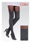 Cotton Knit Demi Pantyhose Tights for Women