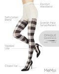 Glasgow Plaid Sweater Tights for Women