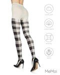Glasgow Plaid Sweater Tights for Women