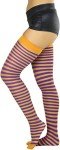 ToBeInStyle Women's Striped Thigh High Stockings