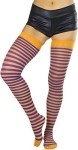 ToBeInStyle Women's Striped Thigh High Stockings