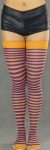 ToBeInStyle Women's Striped Thigh High Stockings