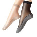 Silky Anti-Slip Cotton Sole Tights for Women