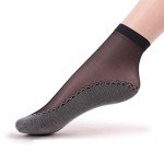 Silky Anti-Slip Cotton Sole Tights for Women