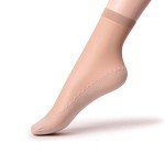 Silky Anti-Slip Cotton Sole Tights for Women