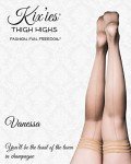 Kix'ies No-Slip Thigh High Bridal Stockings