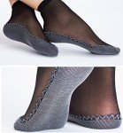 Silky Anti-Slip Cotton Sole Tights for Women