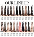 Kix'ies No-Slip Thigh High Bridal Stockings