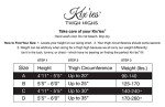 Kix'ies No-Slip Thigh High Bridal Stockings