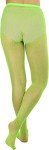 Glittery Neon Green Fishnet Pantyhose - One Size