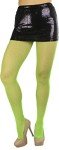 Glittery Neon Green Fishnet Pantyhose - One Size