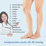 Comfort Fit Compression Socks for Women (2 Pairs)
