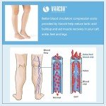 Comfort Fit Compression Socks for Women (2 Pairs)
