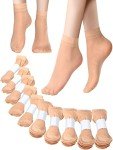 Geyoga 100 Pairs Women’s Sheer Ankle Socks