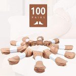 Geyoga 100 Pairs Women’s Sheer Ankle Socks