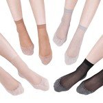 16 Pairs Anti-Slip Sheer Ankle Socks for Women