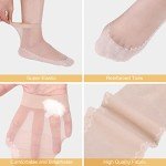 16 Pairs Anti-Slip Sheer Ankle Socks for Women