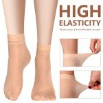 Geyoga 100 Pairs Women’s Sheer Ankle Socks