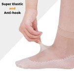 16 Pairs Anti-Slip Sheer Ankle Socks for Women