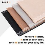 16 Pairs Anti-Slip Sheer Ankle Socks for Women