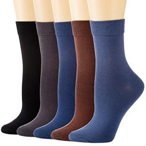 Cute White Crew Socks for Women Size 9-11