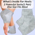 Moisturizing Heel Socks for Dry Cracked Feet