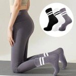 Anti-Slip Yoga Socks for Women – 3 Pairs