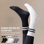 Anti-Slip Yoga Socks for Women – 3 Pairs