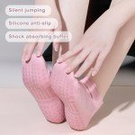 Non-Slip Yoga Socks for Women - 5 Pairs
