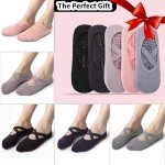 5 Pairs Non-Slip Yoga and Pilates Grip Socks