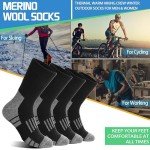 Cozy Merino Wool Hiking Socks for All