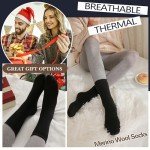 Cozy Merino Wool Thermal Socks for Women - 5 Pairs