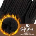 Cozy Merino Wool Thermal Socks for Women - 5 Pairs