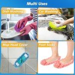 5 Pairs of Women’s Washable Mop Slippers